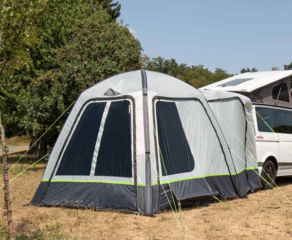 Universal rear tent for all recreation vehicles