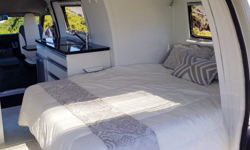 Interior of Envy series campervan